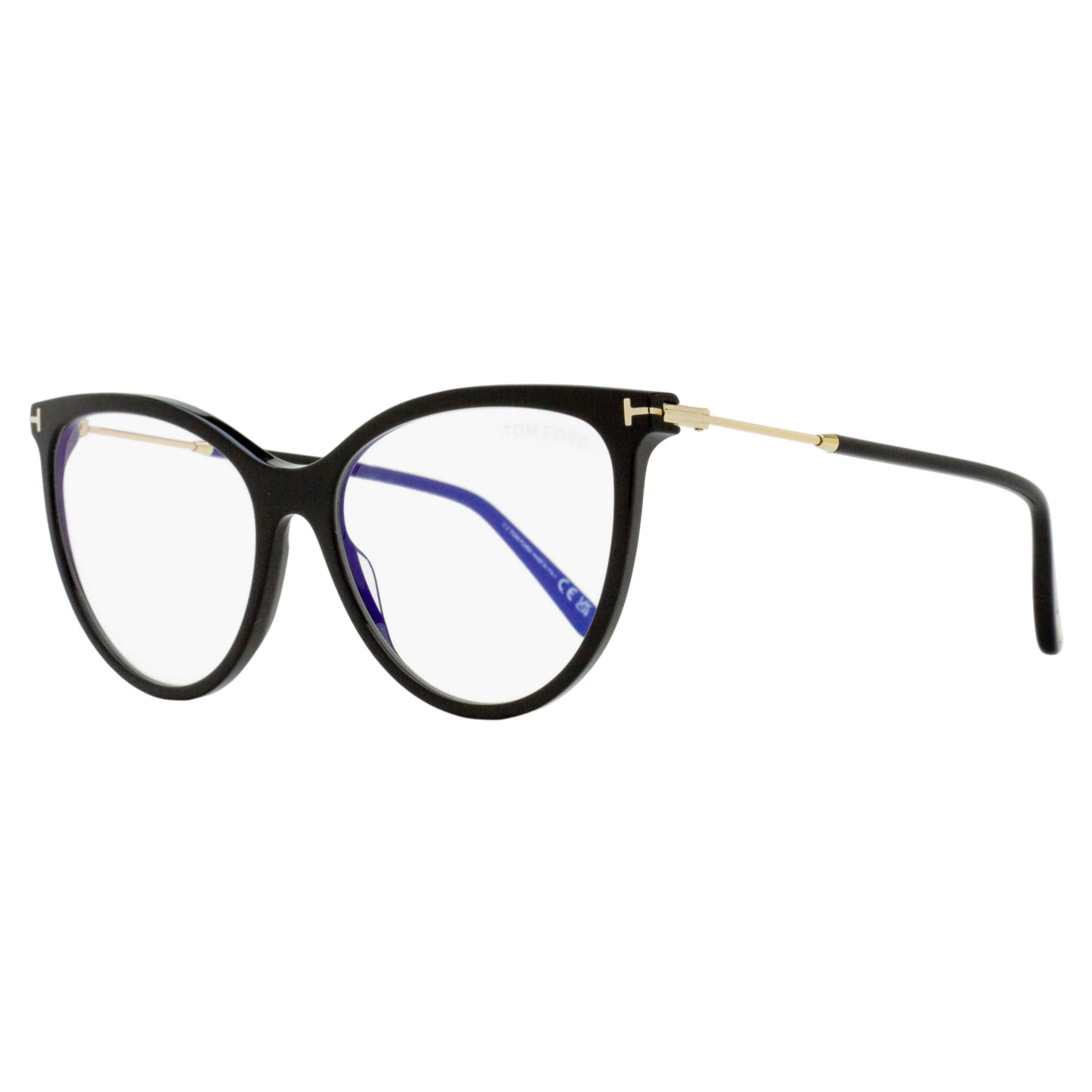 Quality Tom Ford Magnetic Clip-on Eyeglasses TF5994-B 001 Black Gold 56mm Ft5994 Fast