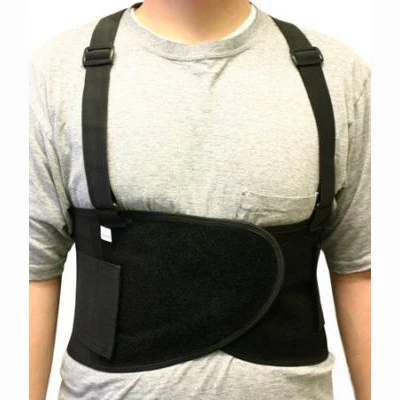 Exclusive Back Brace Support Weight Lifter Belt W Suspenders XL Sustainable