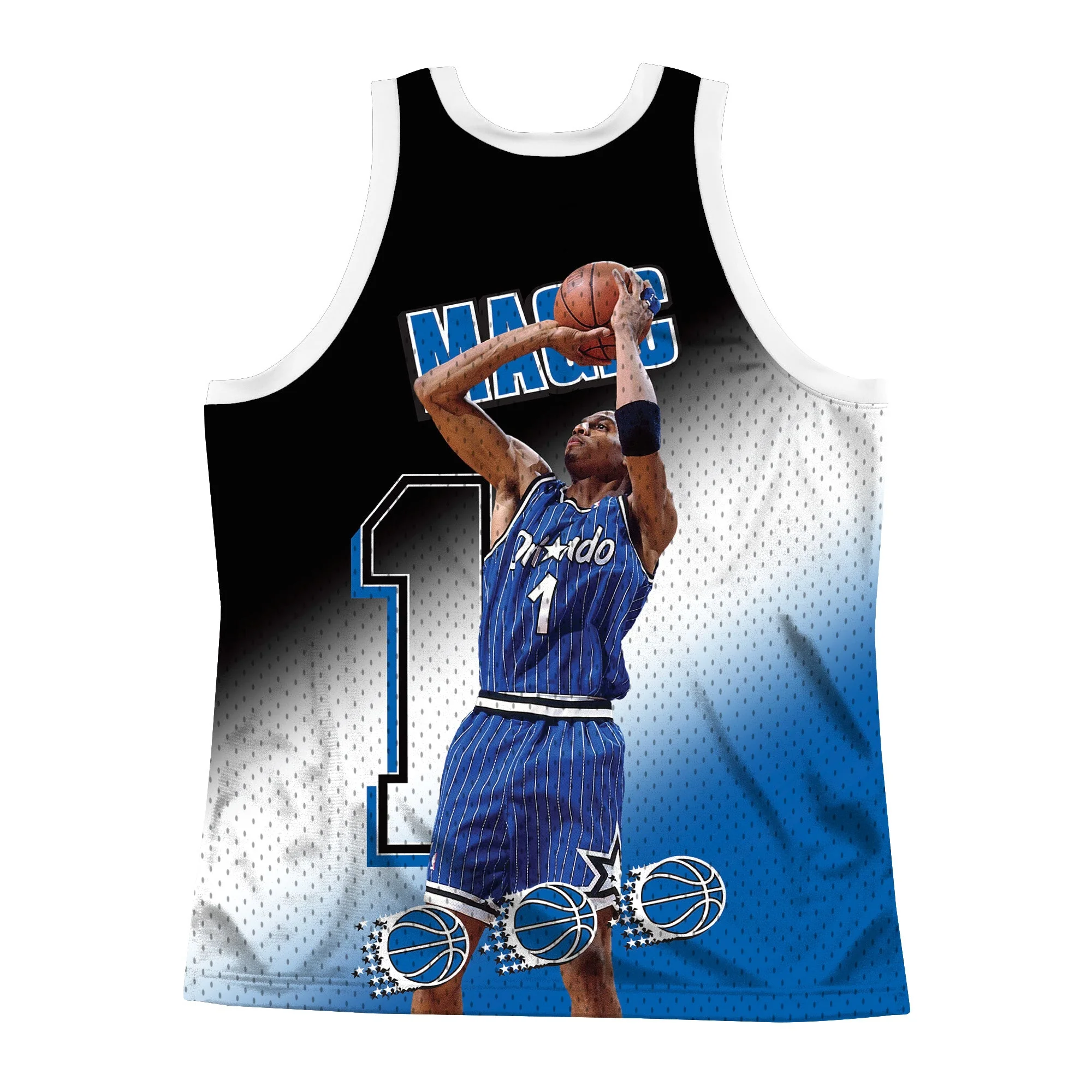 Specialty Mitchell Ness Men's NBA Behind The Back Tank Orlando Penny Hardaway Premium Material