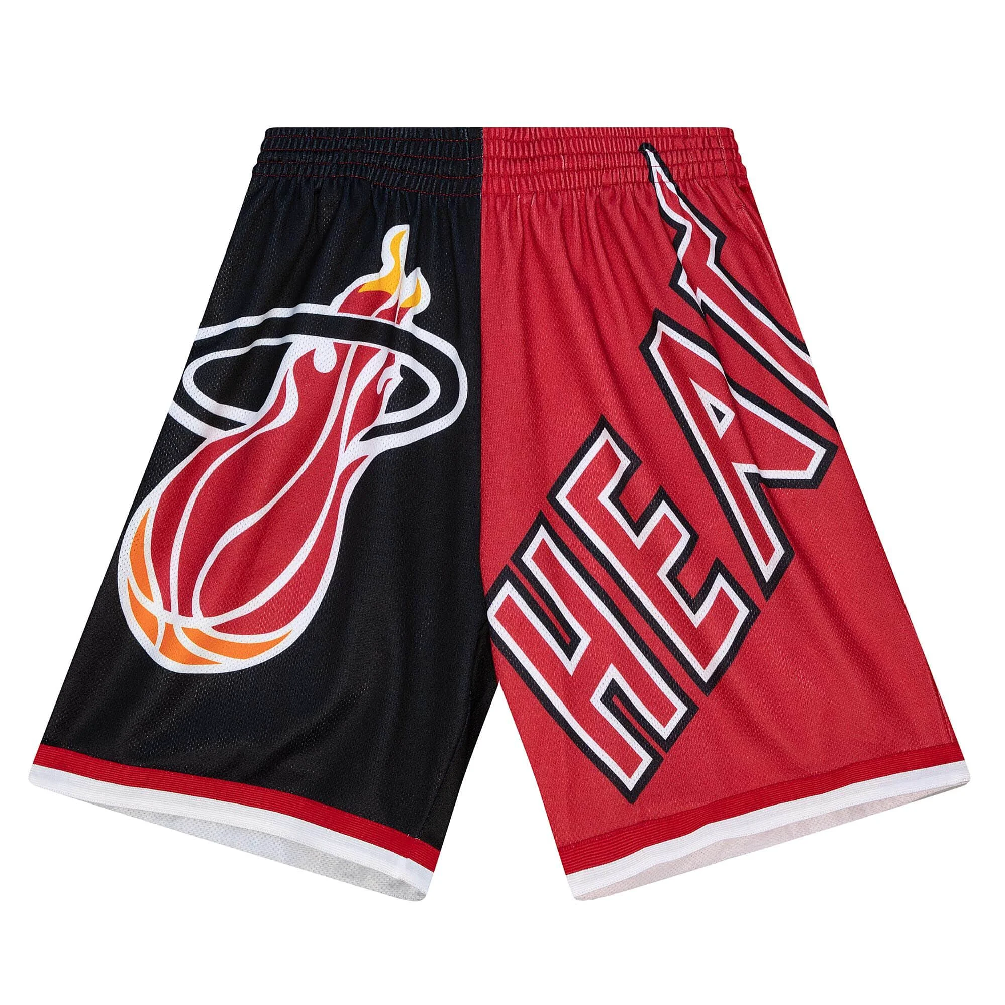 Clean Mitchell Ness NBA Big Face Fashion Shorts 5.0 Miami Heat Premium