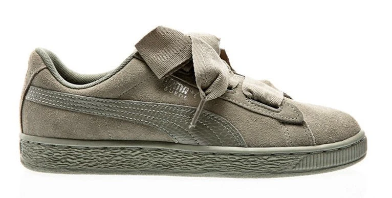 Optimized Puma Youth Suede Heart Snake Jr 'Rock Ridge' Sneakers Classic