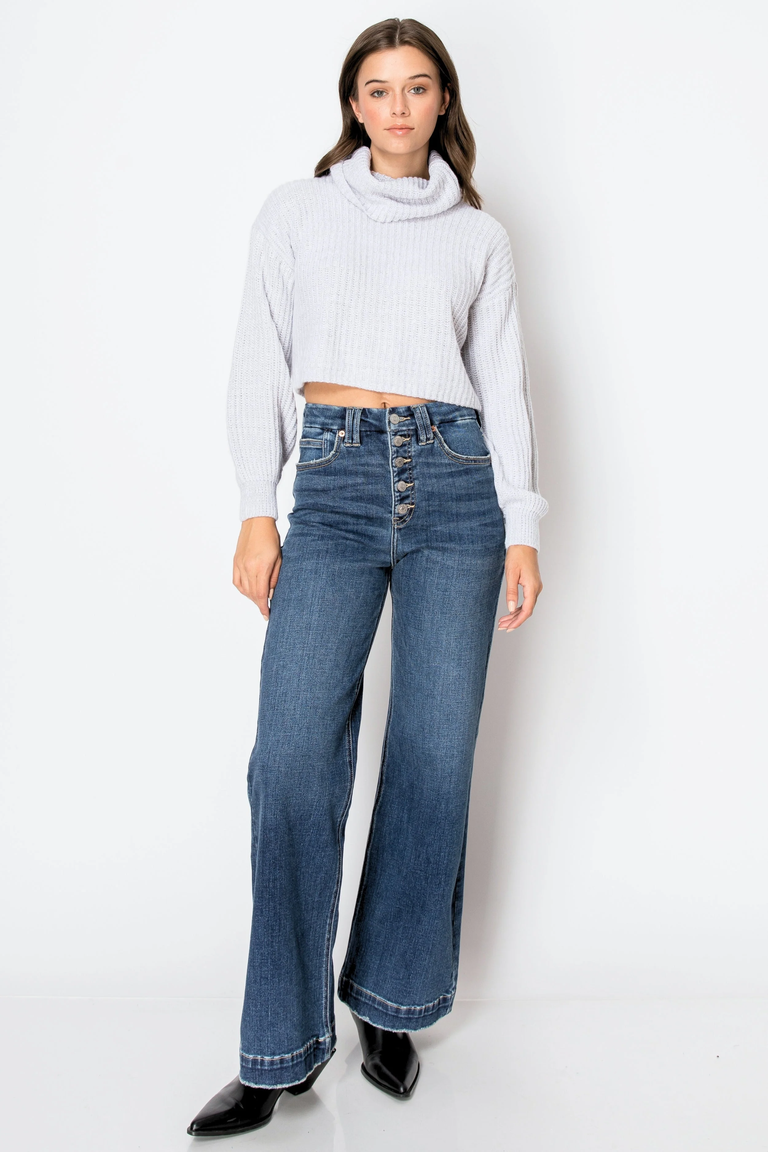 Consistent Cindy Tummy Control 90's Vintage Stretch Wide Jeans Next-Generation