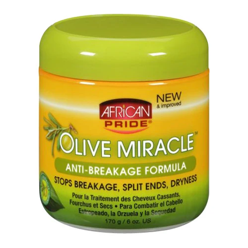 Trendy African Pride Olive anti-Breakage Formula Hair Creme 6 Oz Excellent