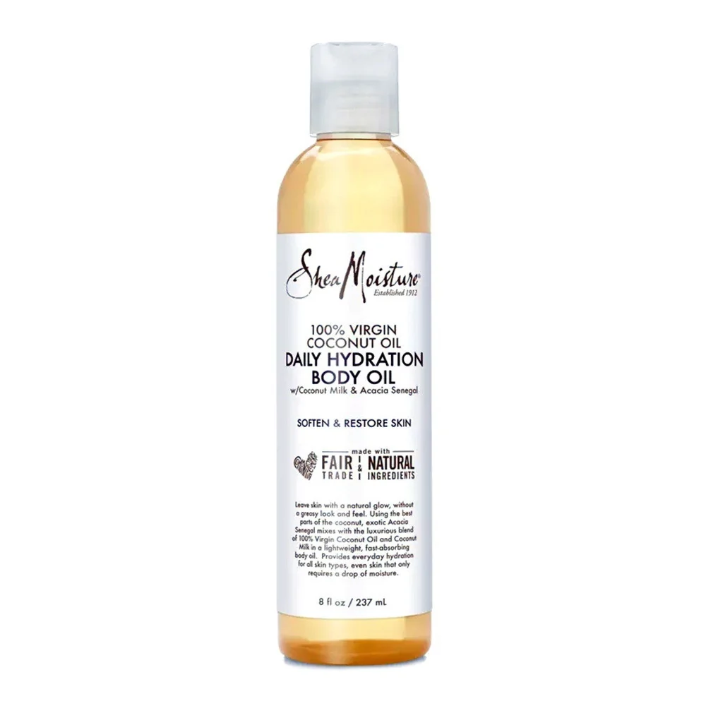 Carefully Designed Shea Moisture Daily Hydration Body Oil Virgin Coconut Oil For Dry Skin 8 Oz Elite