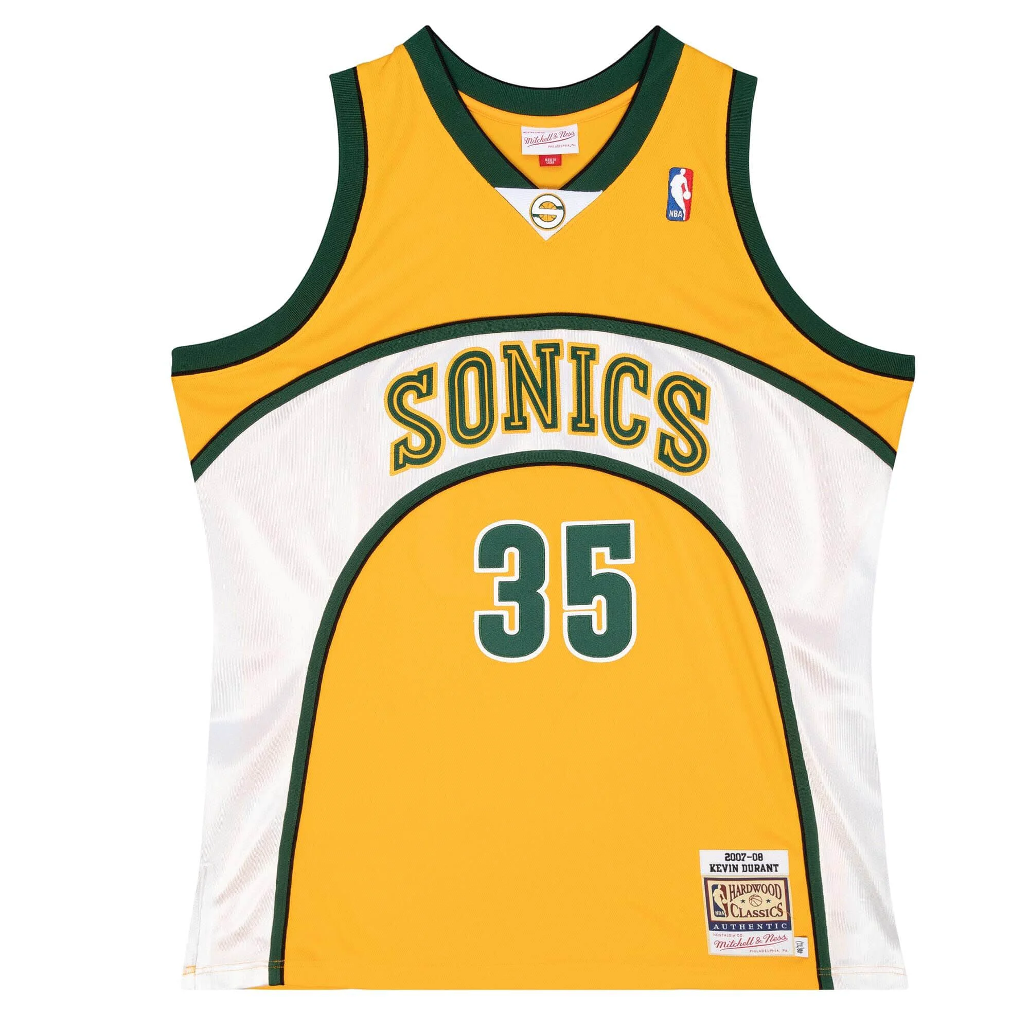 Artisan Mitchell Ness NBA Jersey Seattle Supersonics 07 Kevin Durant Jerseys Relaxed