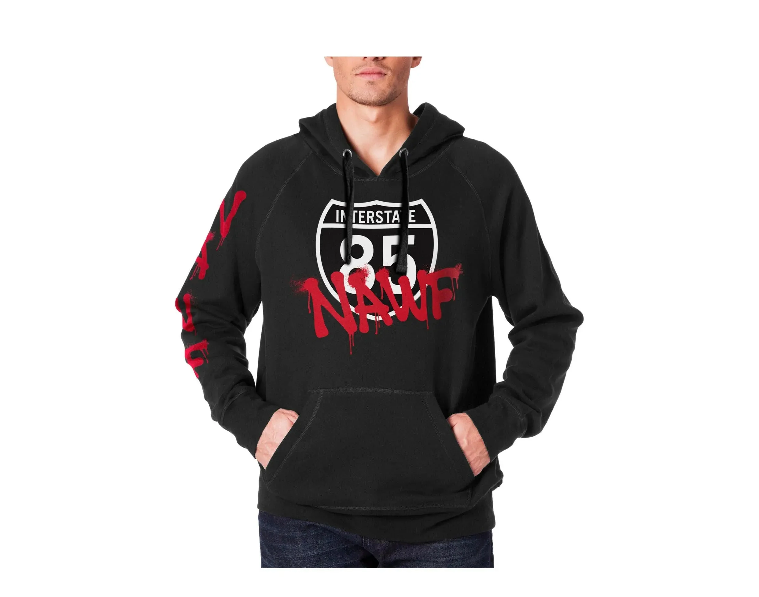 Refined New Era x Offset I-85 NAWF Men Hoodie Black Traditional