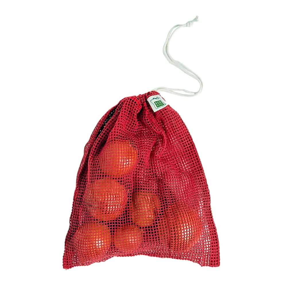 Top-Quality Eco Bags Organic Medium Chili Net Drawstring Bag 1 Ea Elite