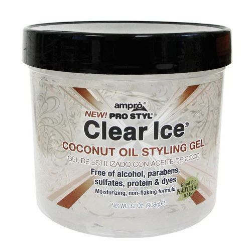 Proven Ampro Pro Styl Clear Ice Coconut Oil Hair Styling Gel 32 Oz Fast