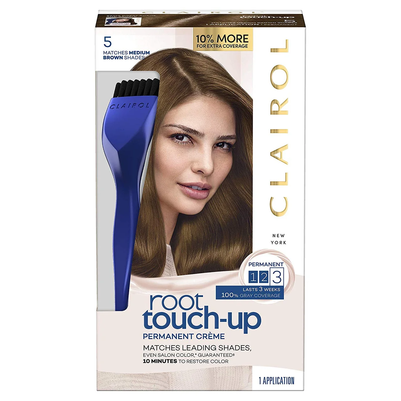 Relaxed Clairol Nice n Easy Root Touch Up Color 5 Medium Brown 1 kit Elite