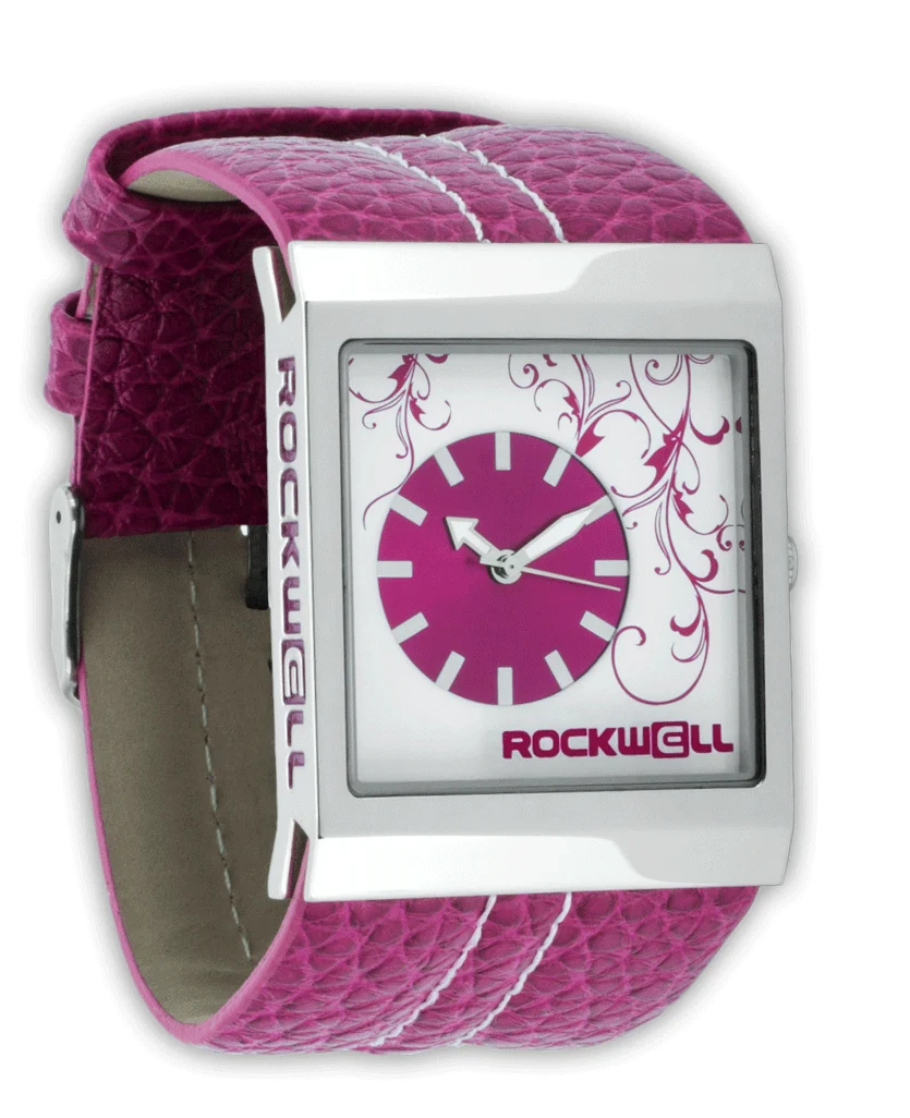 Traditional Mercedes Pink White Watch Trendy