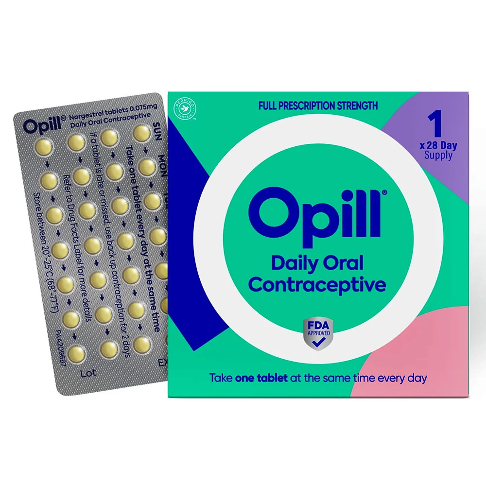Exclusive Opill Daily Oral Contraceptives Tablets 28 Ea Unique