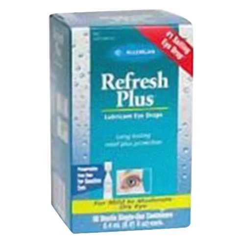 Crafted Allergan Refresh Plus Lubricant Eye Drops For Mild To Moderate Dry Eye Including Lasik Dryness Value Size - 50 Ea Healthy