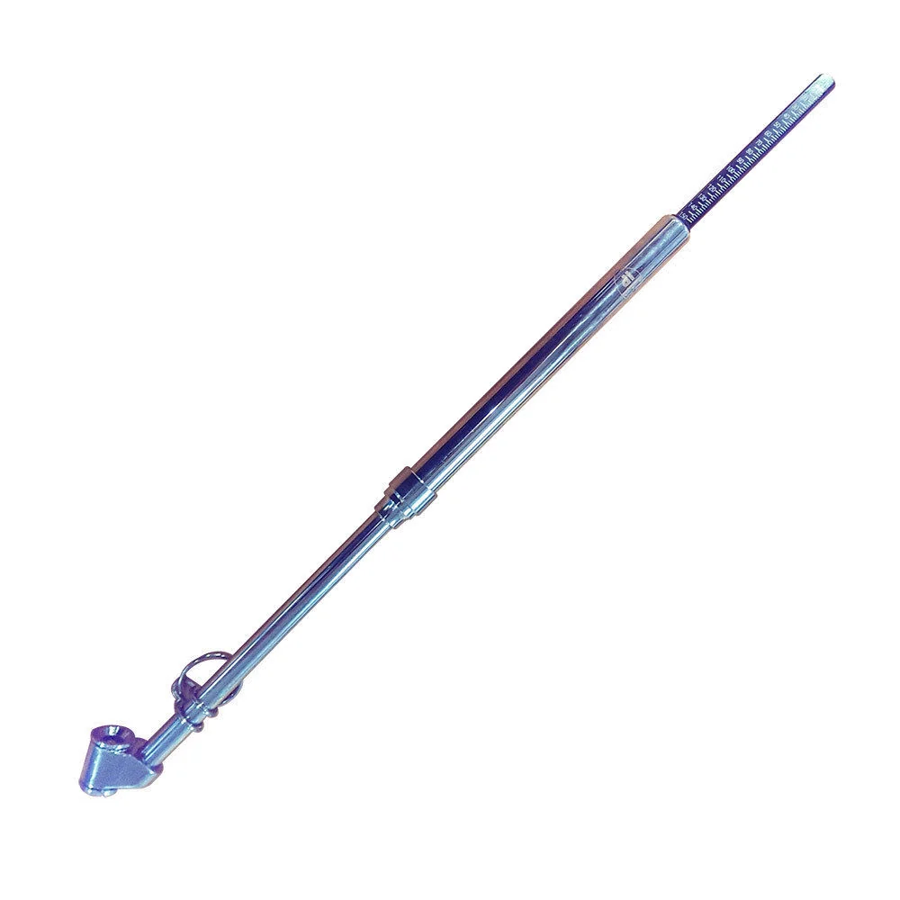 Detailed Long Dual Chuck Tire Pressure Gauge Gage Fine