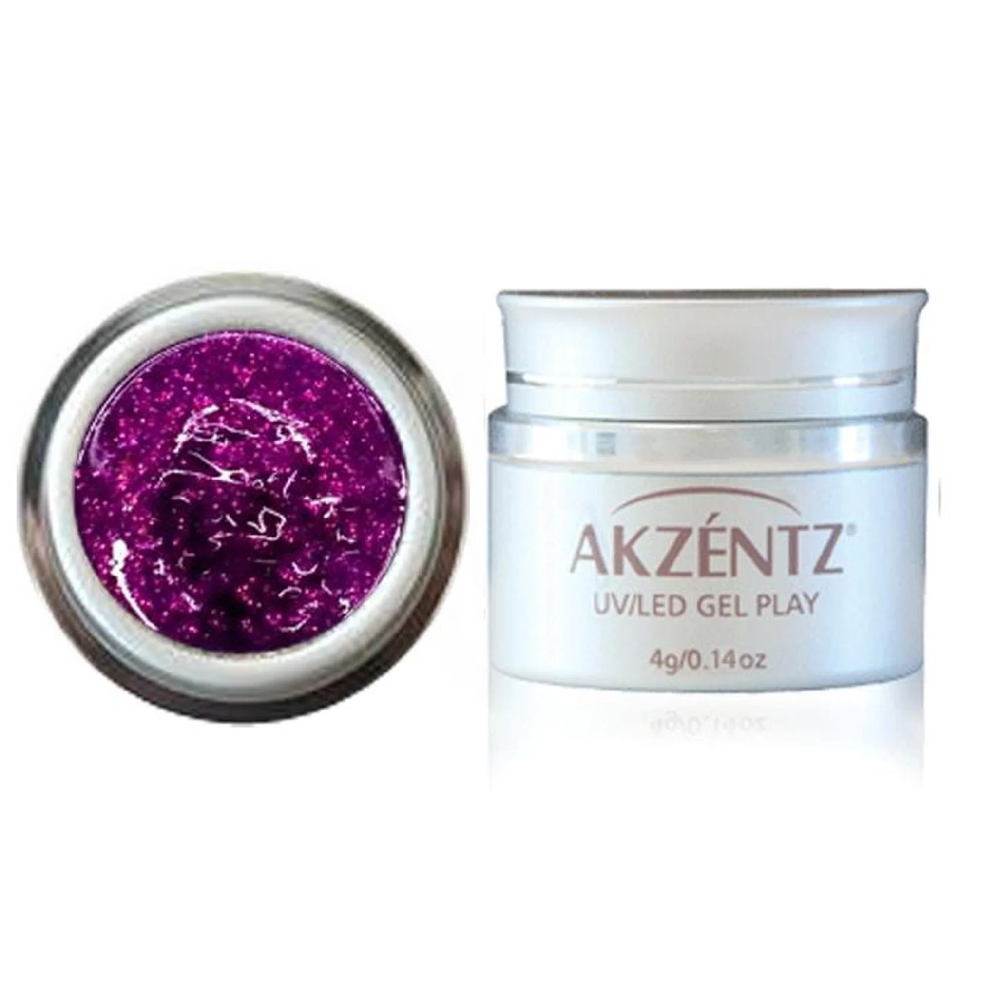 Contemporary Glitter Purple - Akzentz Gel Play UV LED Premium