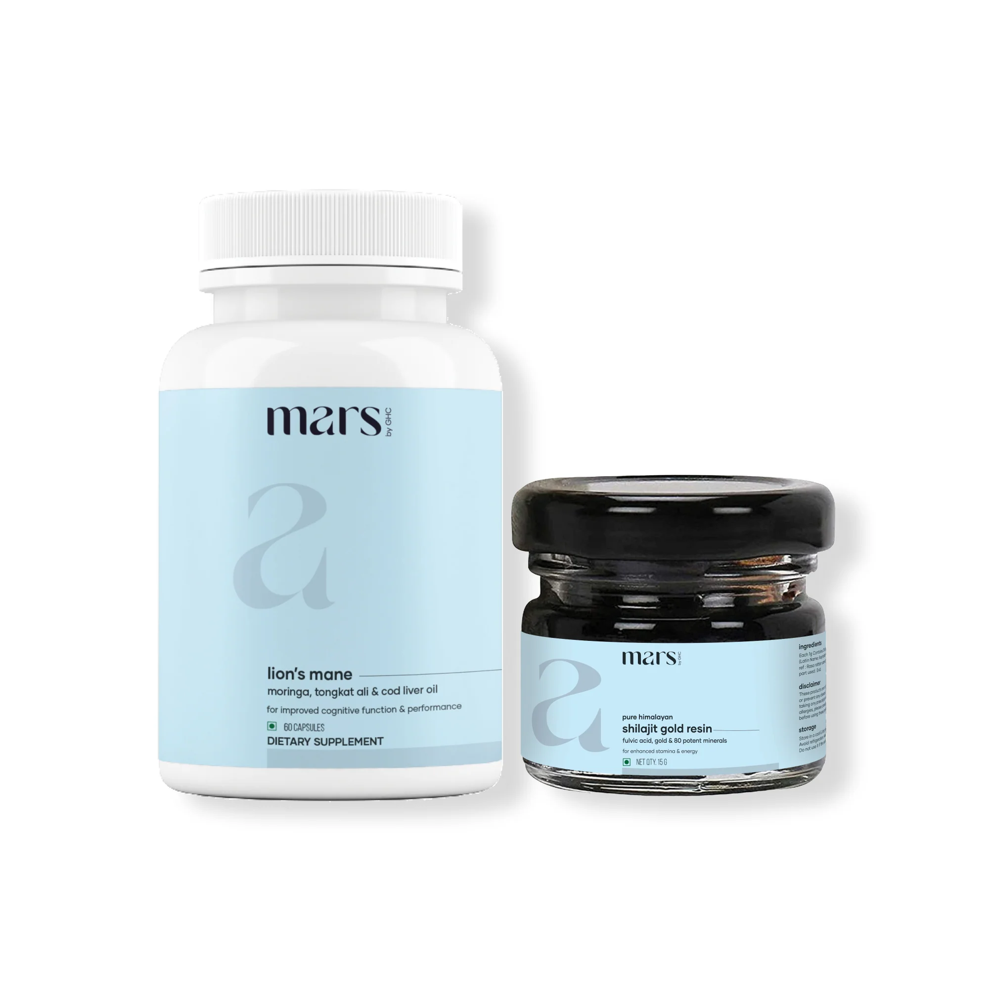 Easy-to-Use Super Strength Combo Powered with Lion's mane Shilajit Gold Resin Sustainable