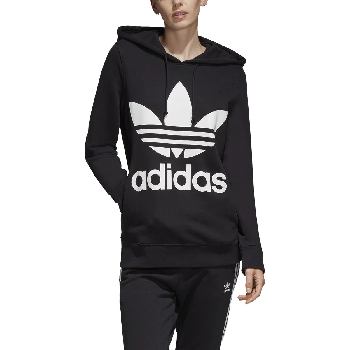 Top-Quality adidas Women's s Trefoil Hoodie Sweaters Recyclable