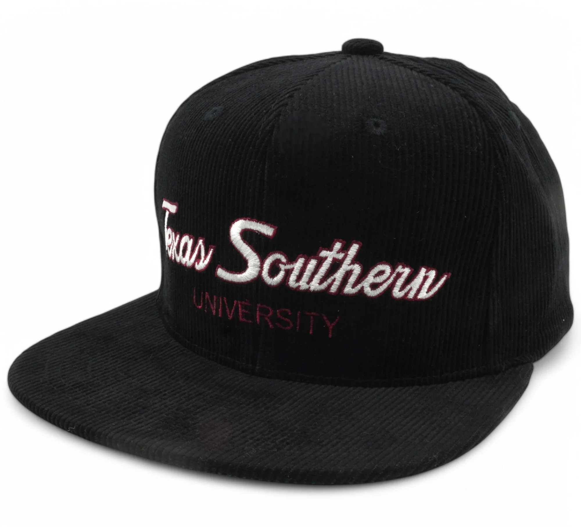 Top-Quality Mitchell Ness Men's Ncaa Cord Script Snapback Texas Southern Snapback Caps Casual