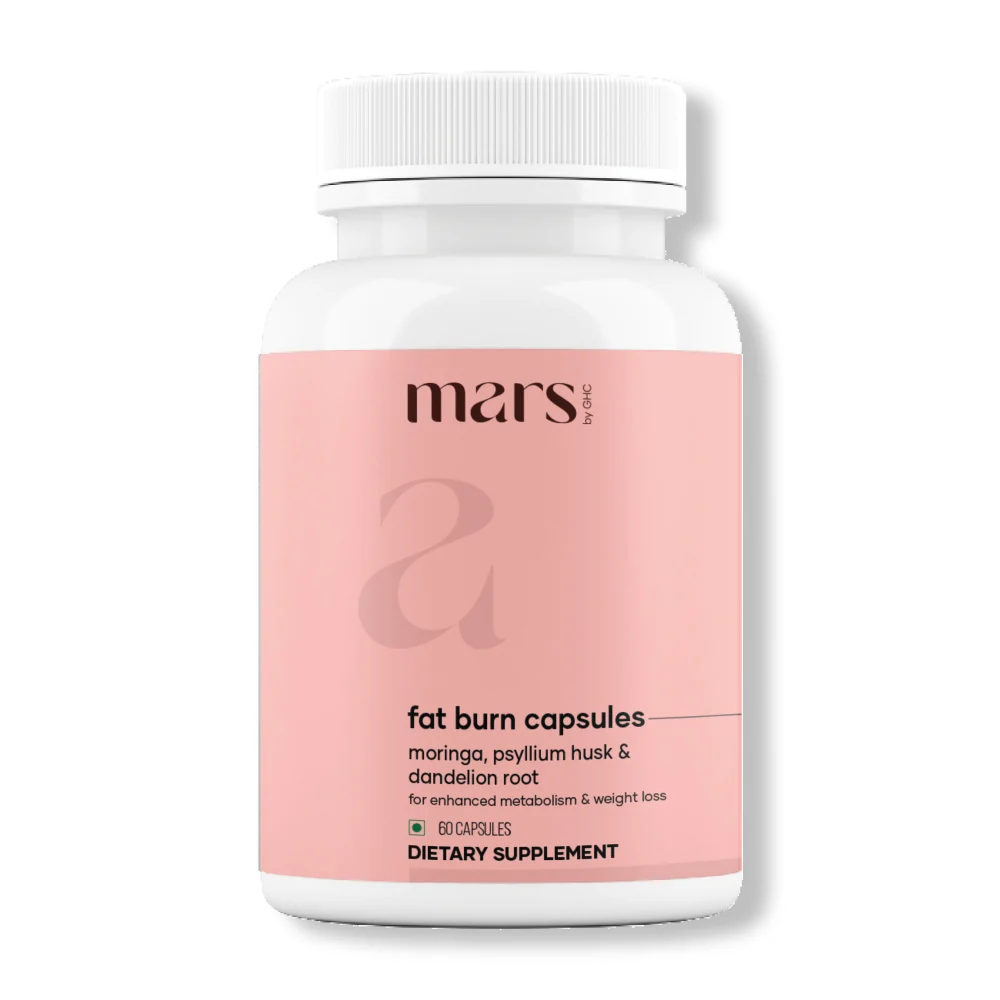 Casual Mars BurnIt Capsules Powered With Psyllium Husk Moringa Dandelion Root Expertly Made