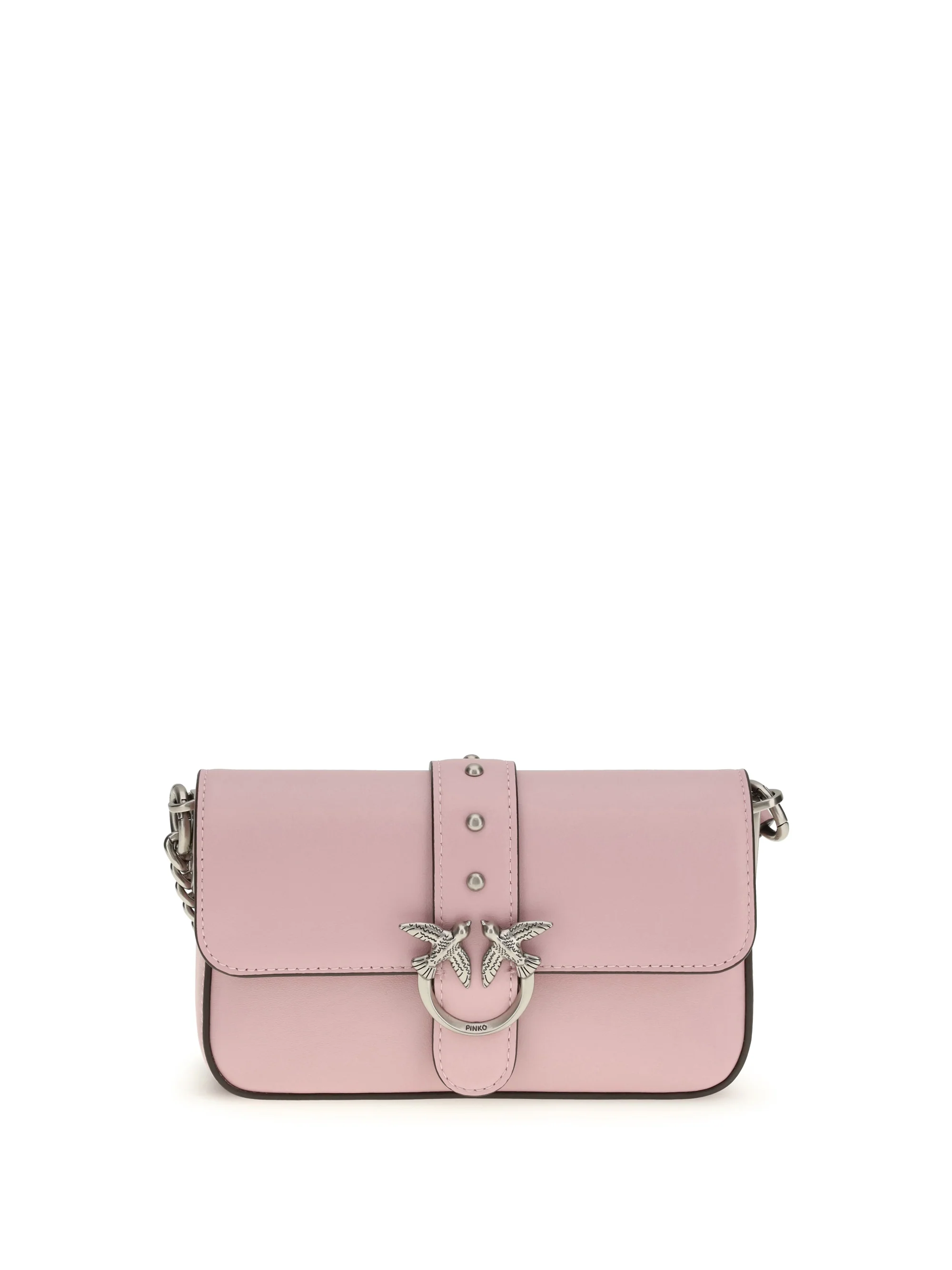 Casual Shoulder Bag Baby Love Light Pink Old Silver Practical