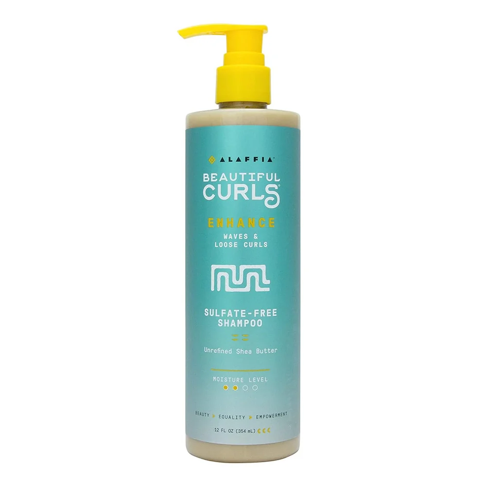 Sustainable Alaffia Beautiful Curls Curl Enhancing Sulfate Shampoo 12 Oz Fine Crafted