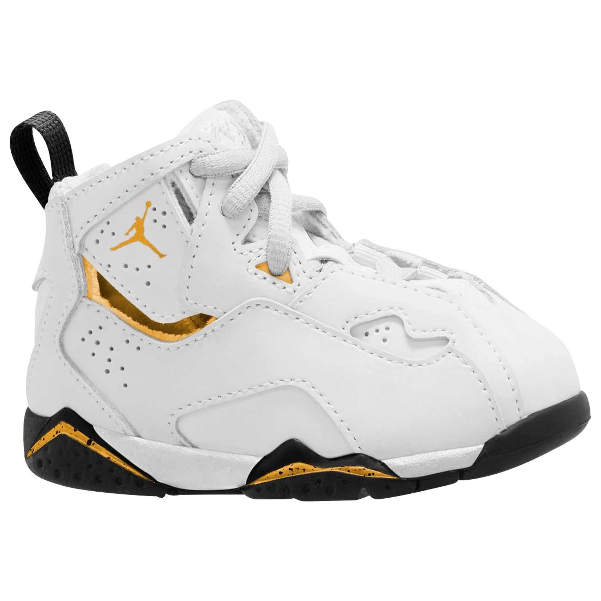 Top-Quality Air Jordan Toddlers True Flight 'White Yellow Ochre Black' Comfortable
