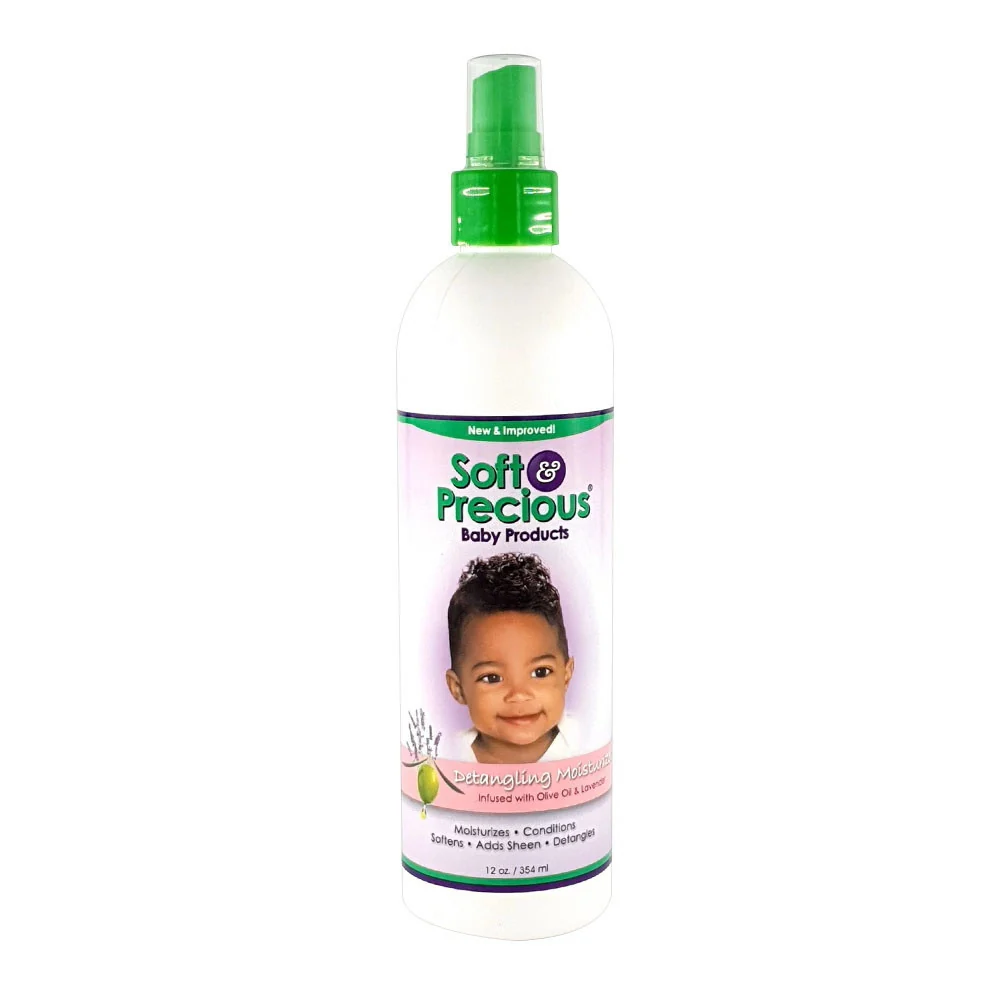 Easy-to-Use Soft And Precious Baby Products Detangling Moisturizer Infused With Olive And Lavender 12 oz World-Class
