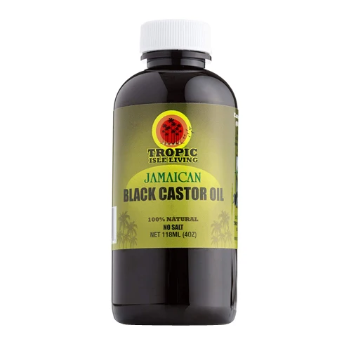 Classic Tropic Isle Living Jamaican Black Castor Oil Plastic PET Bottle 4 oz Smart