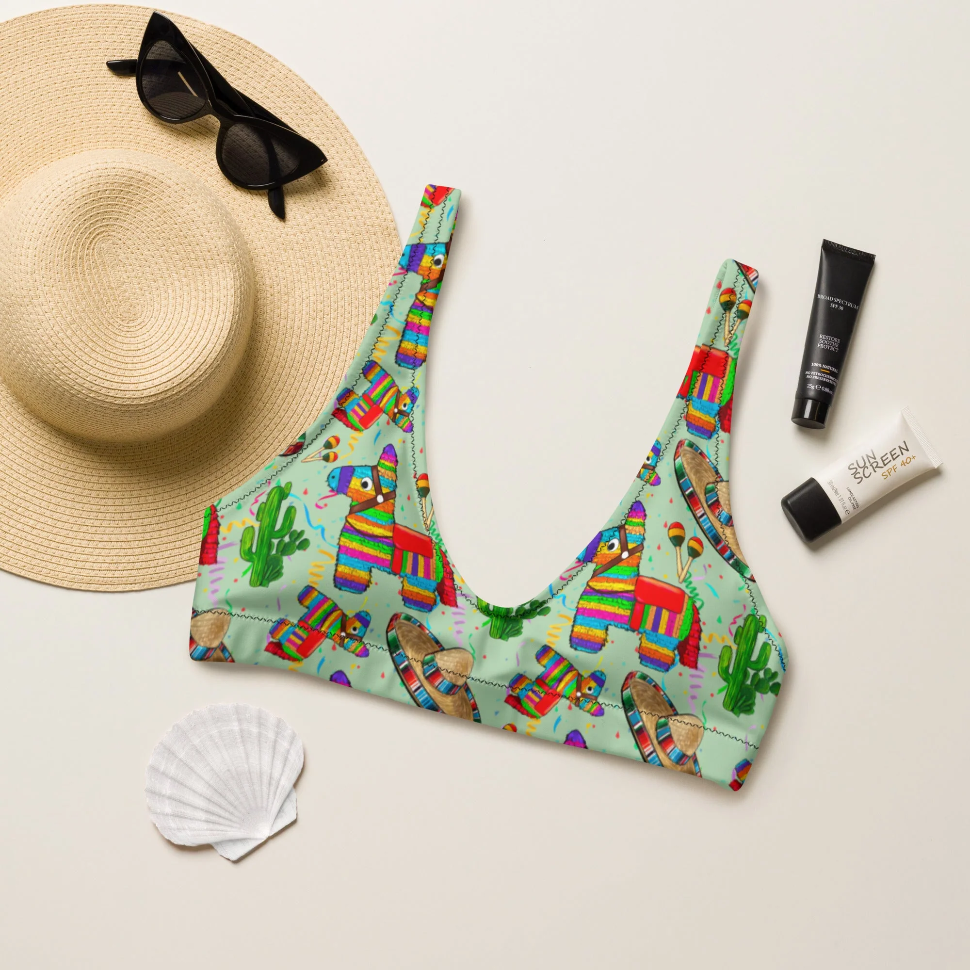 Trusted Baha Ranch Yeehaw Cinco De Mayo Bikini Top Artisan