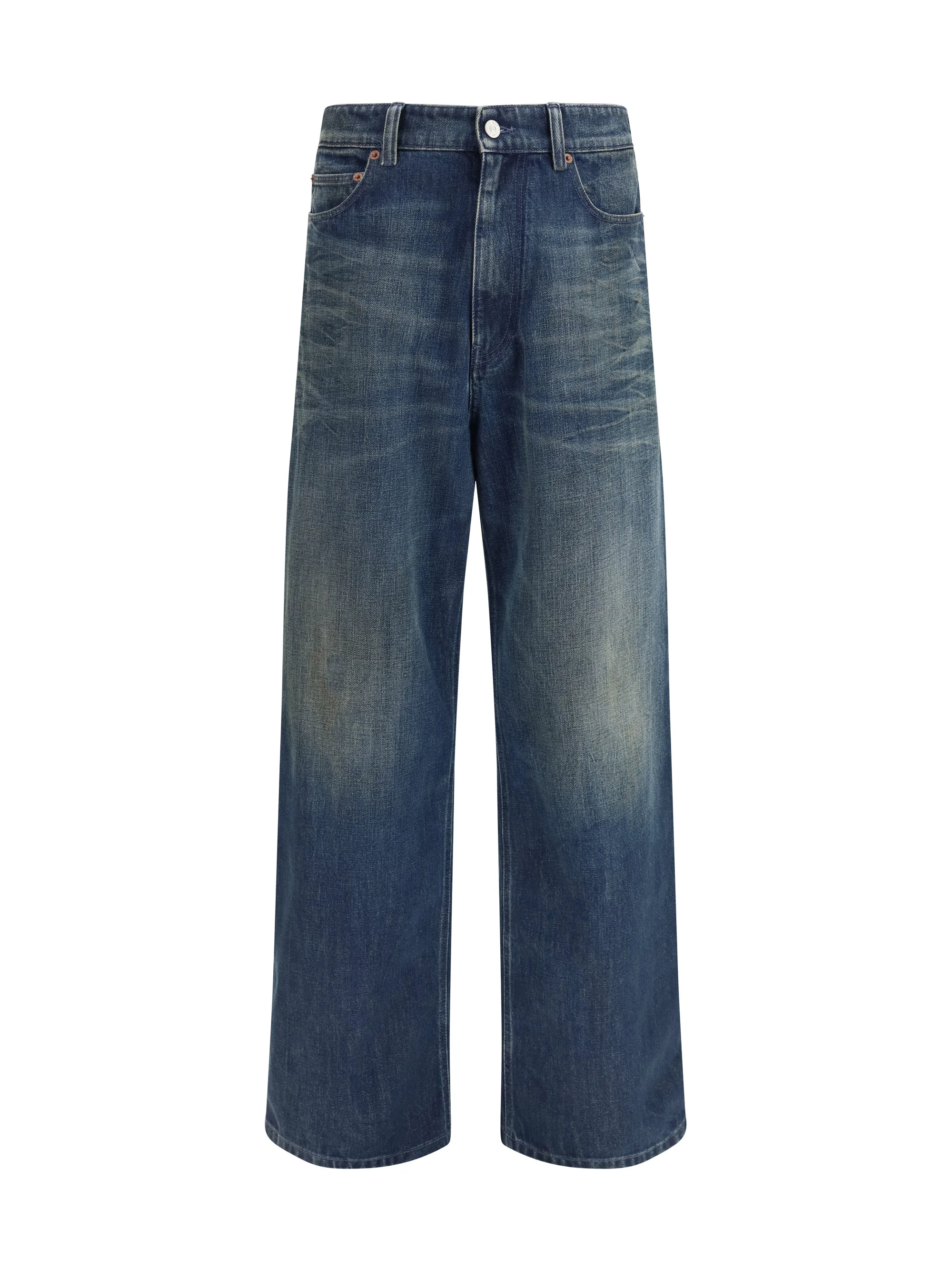 Prestigious Five-Pocket Pants Dark Blue Recyclable