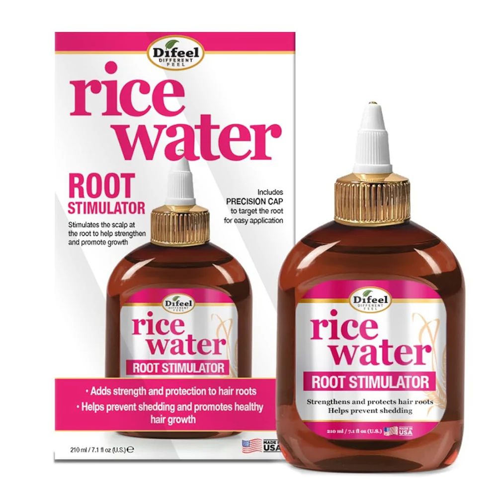Soft Difeel Rice Water Root Stimulator Strengthens Hair Roots Prevents Shedding 7.1Oz 210ml Easy-to-Use