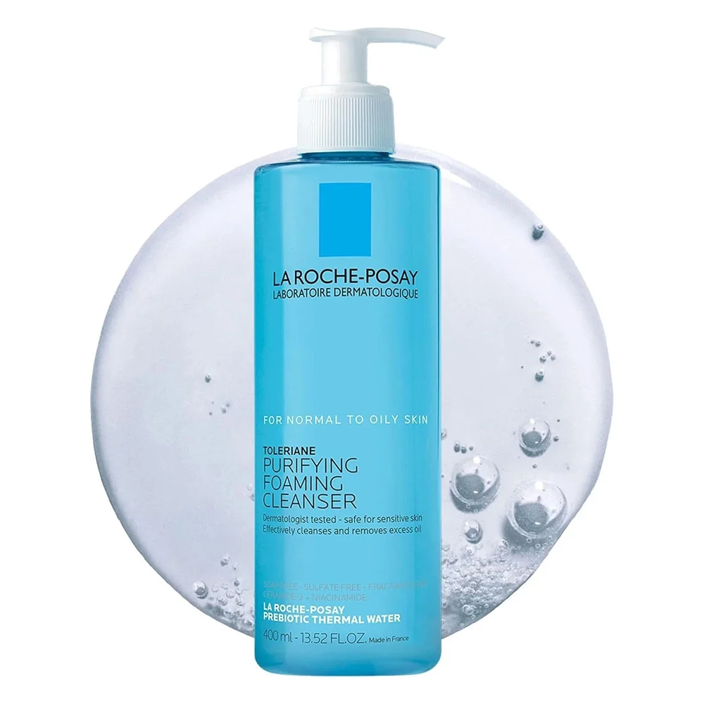 Carefully Designed La Roche Posay Toleriane Purifying Foaming Cleanser for Sensitive Skin 13.52Oz 400ml First-Class