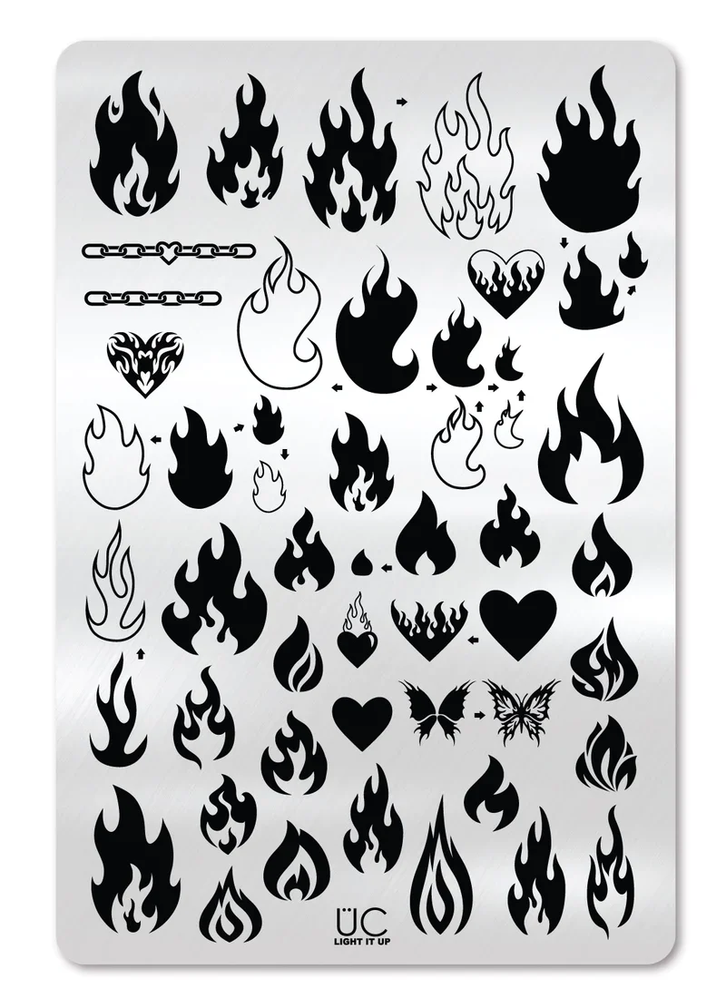 Luxury Light It Up - Uber Chic Stamping Plate World-Class