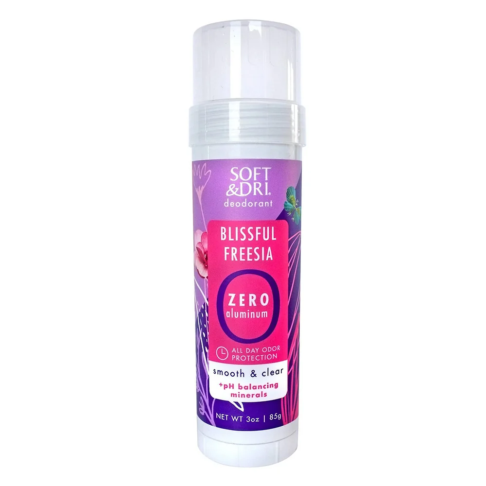 Recyclable Soft Dri Blissful sia Smooth and Clear Aluminum Deodorant 3Oz 85g Next-Generation