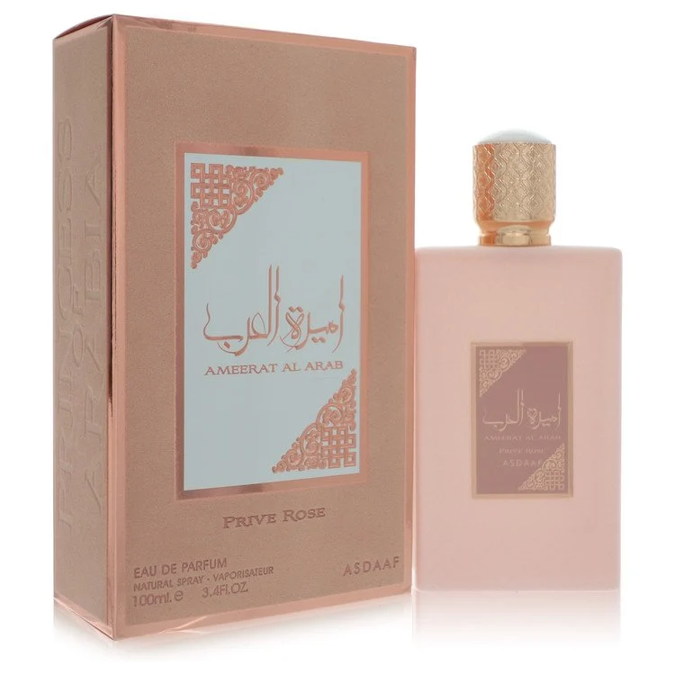 Exclusive Lattafa Asdaaf Ameerat Al Arab Prive Rose by Lattafa Eau De Parfum Spray Unisex 3.4 oz for Women Original