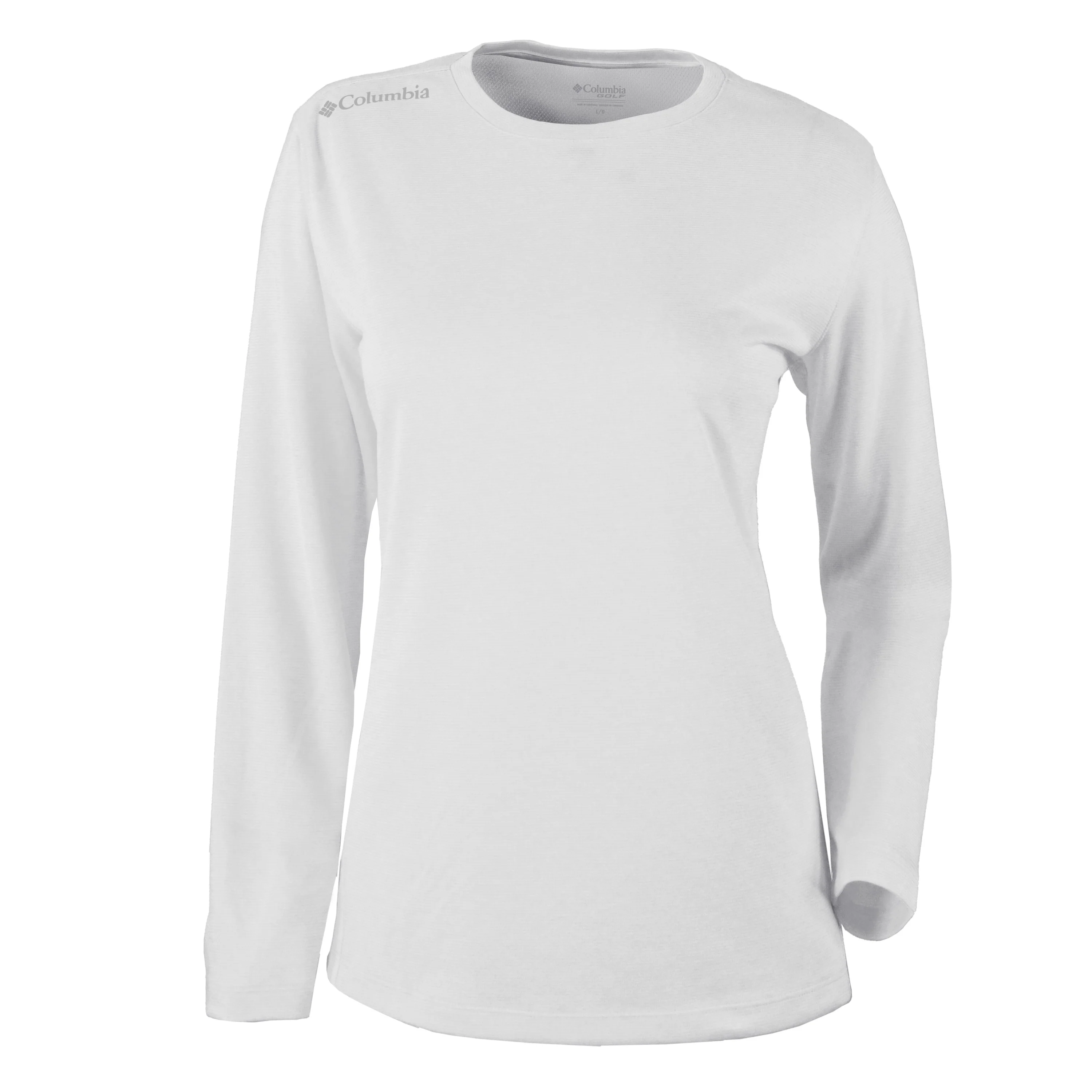 High-Grade Columbia Women's Golf Omni-Wick Shotgun Long Sleeve Natural