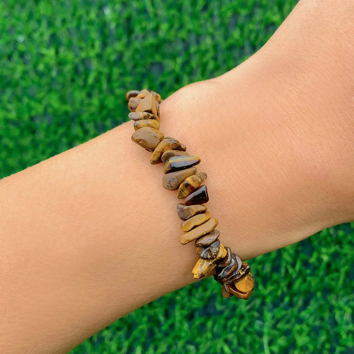 Sophisticated Brown Quartz Stretch Bracelet Consistent