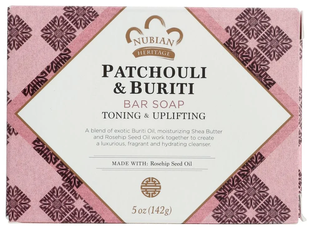 Excellent Nubian Heritage Patchouli And Buriti Bar Soap 5 Oz Modern
