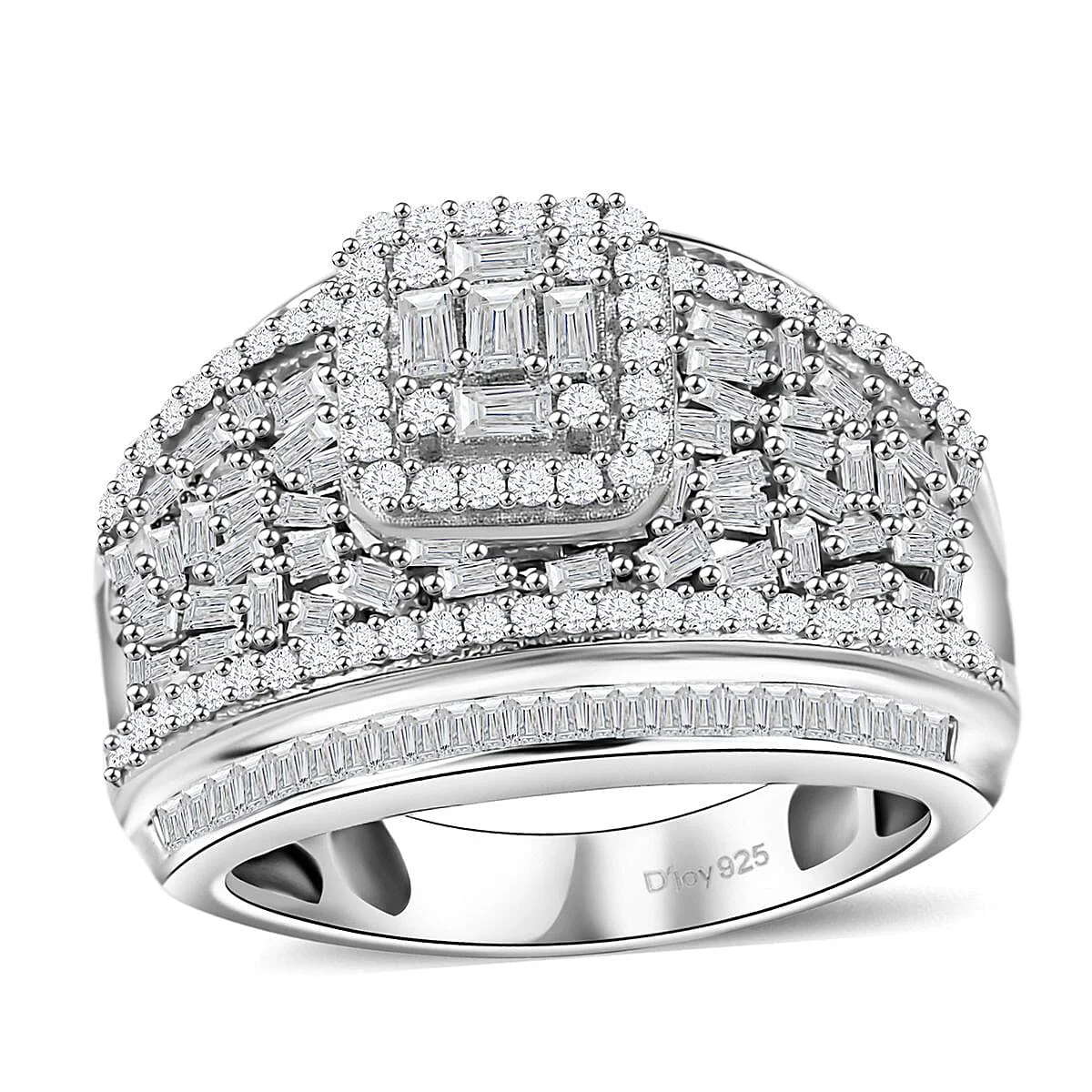 Solid HomeJewelryRingsCluster Rings 7781642 Prestigious
