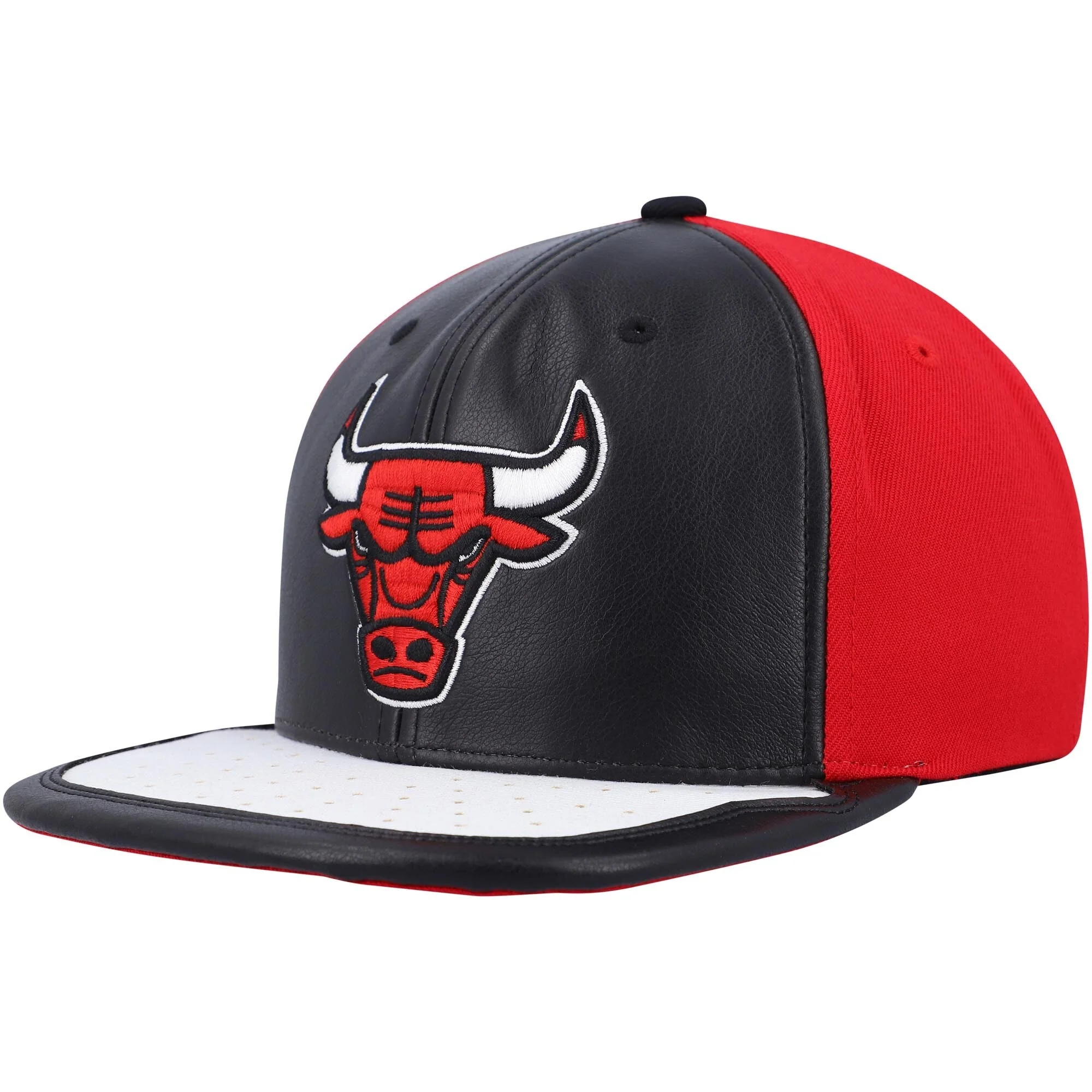 Traditional Mitchell Ness Men's NBA Chicago Bulls Day One Snapback Snapback Caps Relaxed