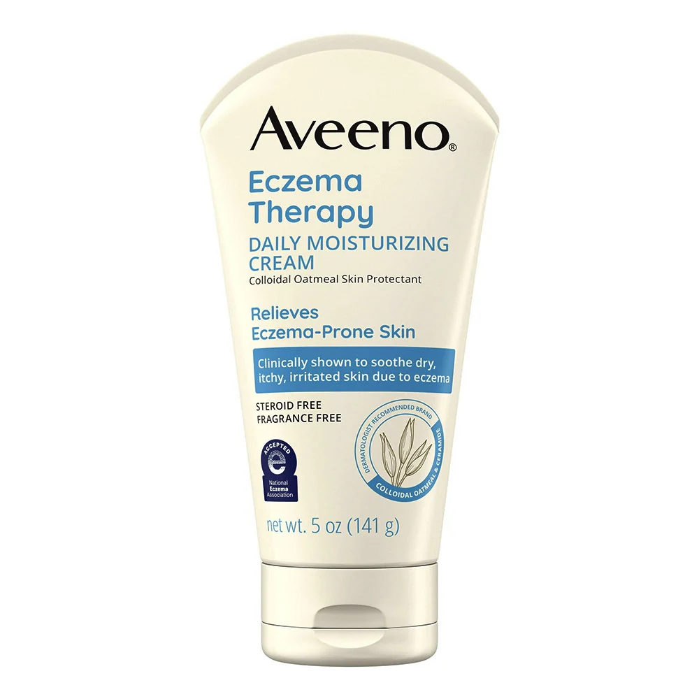 Pure Aveeno Eczema Therapy Moisturizing Cream Helps Skin Protectant 5 oz Optimized