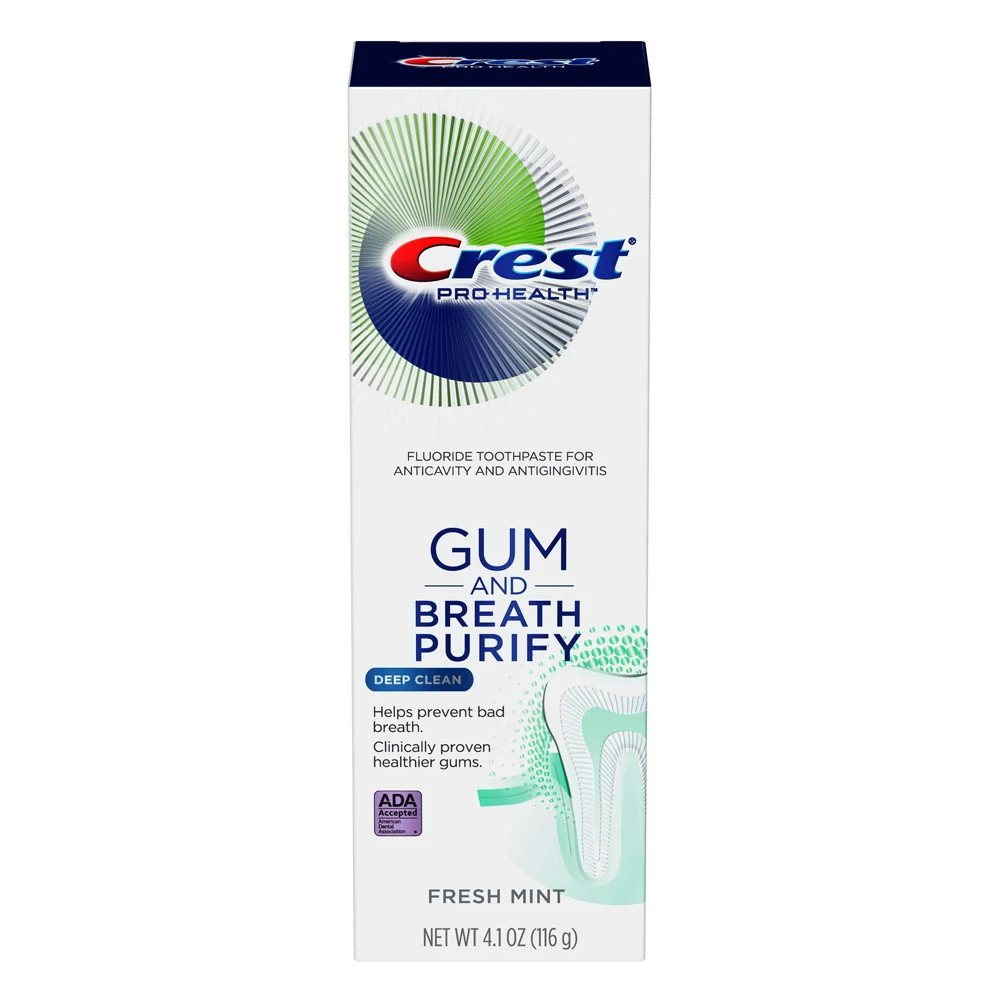 Selected Crest Gum and Breath Purify Deep Clean Toothpaste Fresh Mint 4.1 Oz