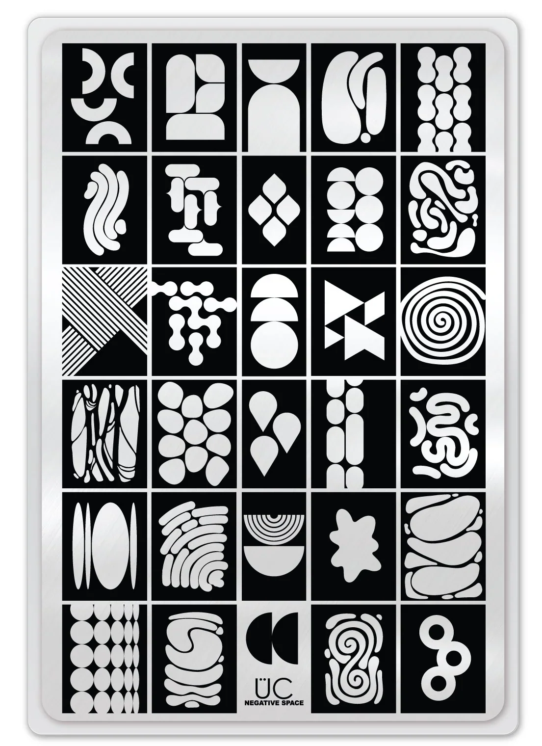 Fashionable Negative Space - Uber Chic Stamping Plate Convenient