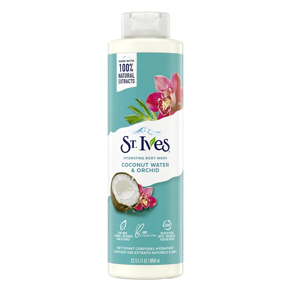 World-Class St Ives Coconut Water and Orchid Hydrating Body Wash 22 Oz Proven