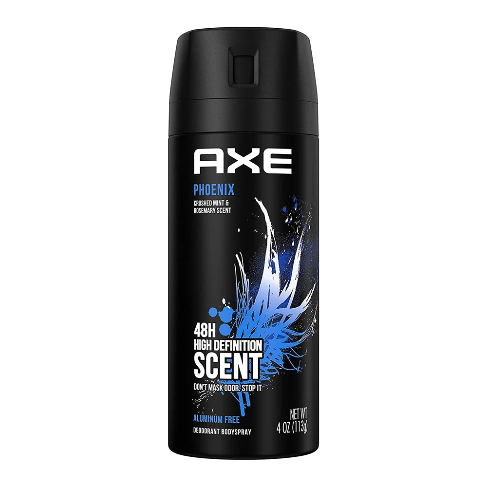 High-Grade Axe Deodorant Body Spray For Men Phoenix 4 Oz Natural