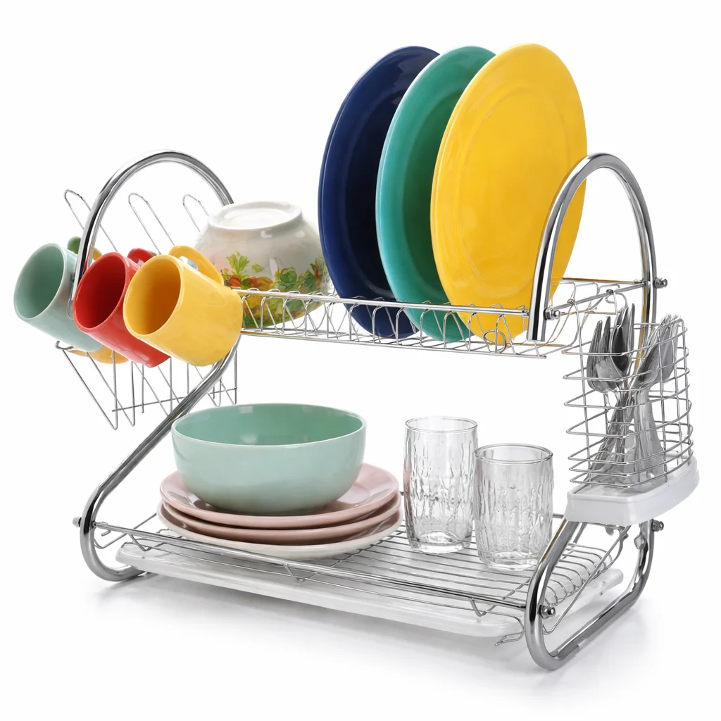 Pure Better Chef 16-Inch Chrome Dish Rack Powerful