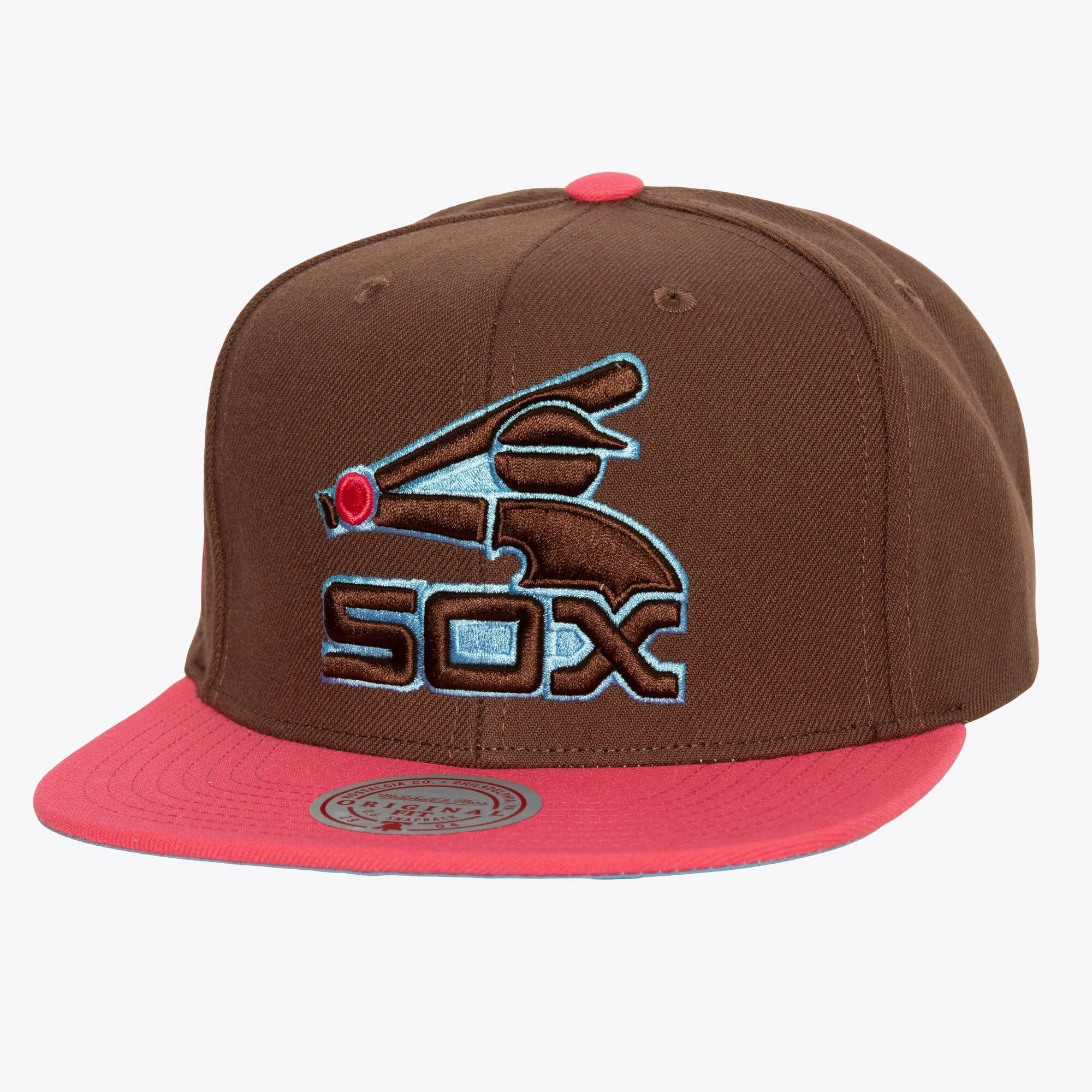 Original Design Mitchell Ness Men's MLB The Damn Snapback Coop White Sox Snapback Caps Luxury