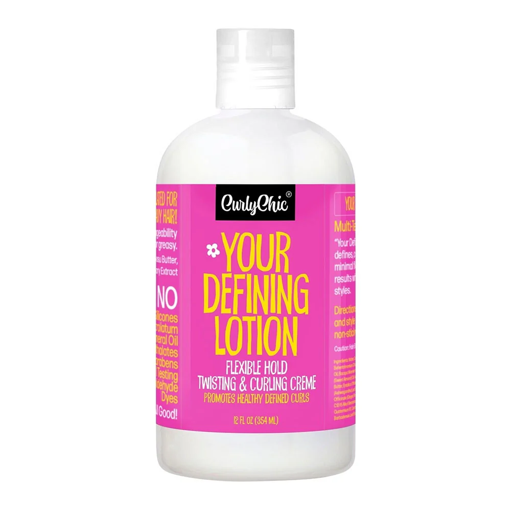 Proven CurlyChic Your Defining Lotion Flexible Hold Twisting and Curling Cream 12 Oz User-Friendly