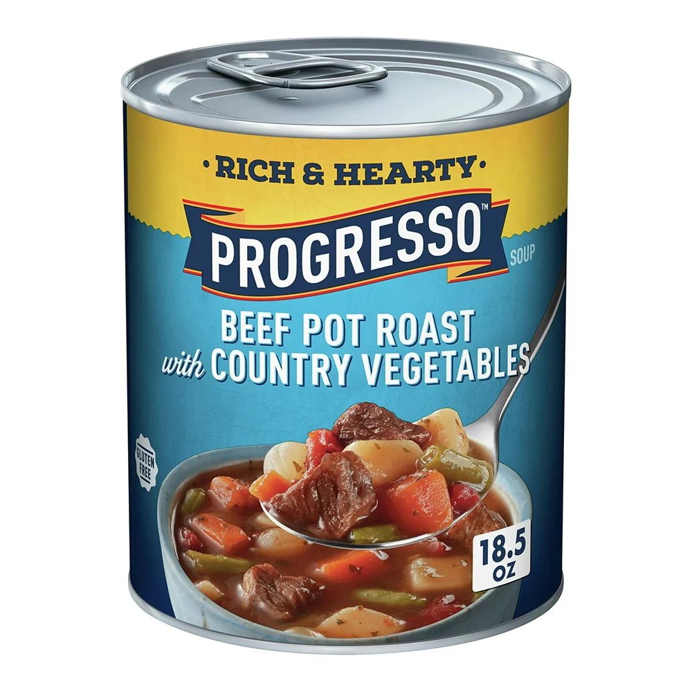 Functional Progresso Rich and Hearty Beef Pot Roast with Country Vegetables Soup 18.5 Oz Secure