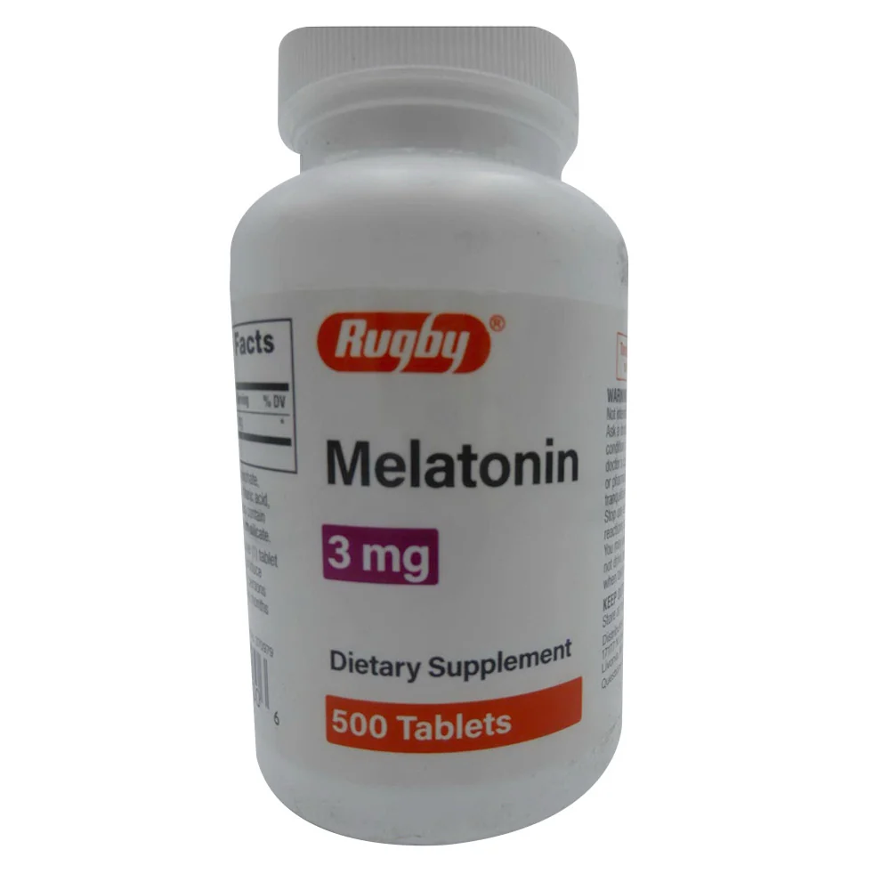 Responsible Rugby Melatonin 3 Mg Supplement Tablets 500 Ea Modern