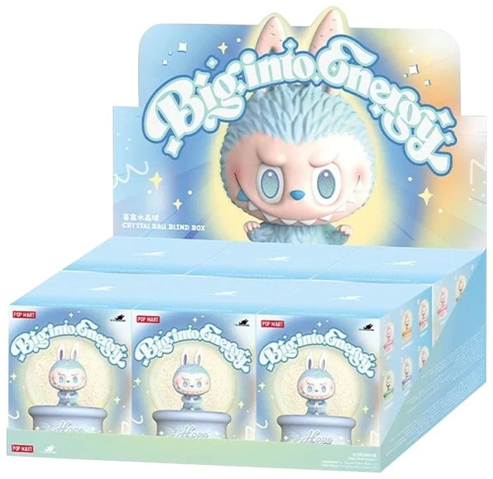Safe Pop Mart Labubu THE MONSTERS Big into Energy Series Crystal Ball Sealed Whole Set 'Mystery' 6 Blind Boxes Unique